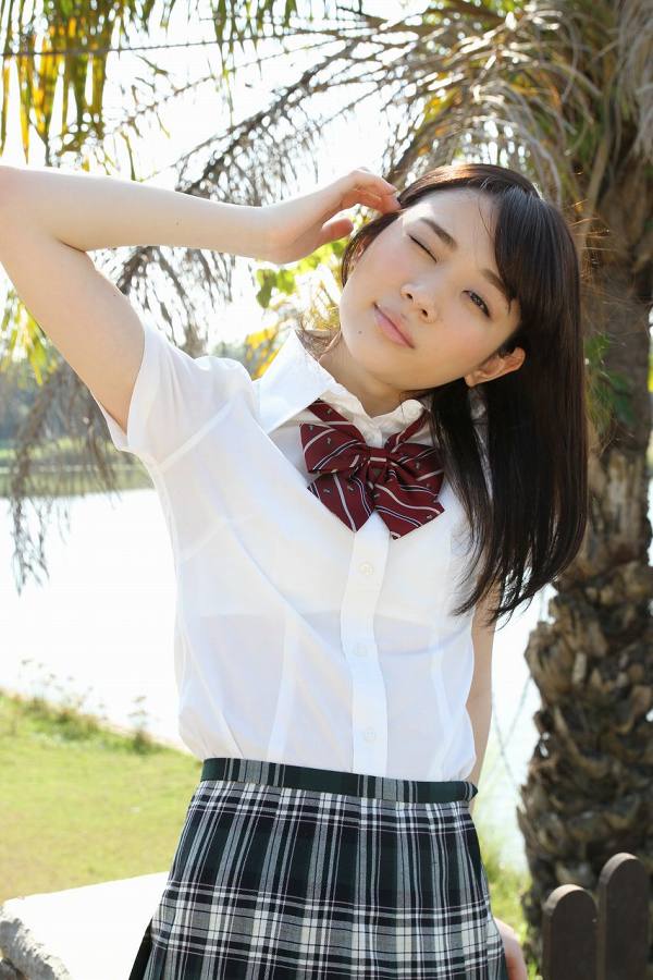 [可愛い]末永みゆ コスプレ画像100枚！M字開脚の股間が抜ける制服・レオタードグラビア 47