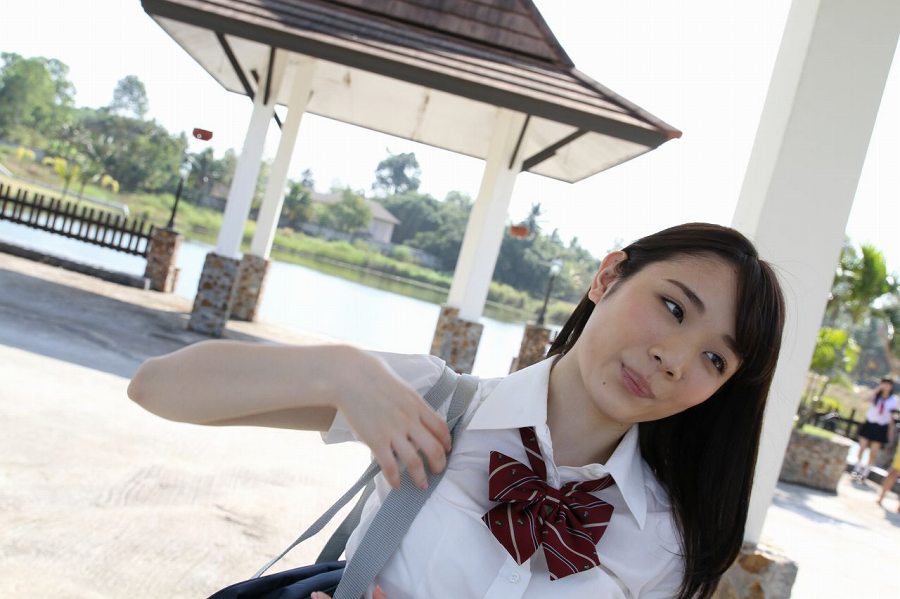 [可愛い]末永みゆ コスプレ画像100枚！M字開脚の股間が抜ける制服・レオタードグラビア 63